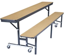 National Public Seating Mobile Convertible Bench Tables^ Cafeteria|Cafeteria Tables