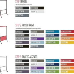 Paragon Mobile Dry Erase Maker Idea Board^ Mobile Reversible Boards