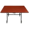 National Public Seating Mobile EasyFold Tables with Square Top^ Cafeteria|Cafeteria Tables