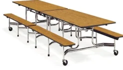 Virco Mobile Folding Bench Cafeteria Tables^ Cafeteria|Cafeteria Tables