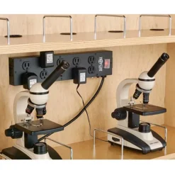 Diversified Spaces Mobile Microscope Charging Cabinet^ Lab Storage|Mobile Lab Units
