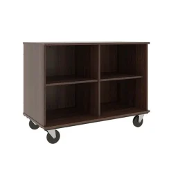 Stevens Industries Mobile Open Divided Storage Cabinet^ Bookcases