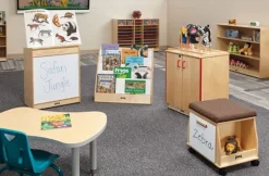 Jonti-Craft Mobile Paper Center^ Flat File & Paper Racks