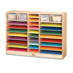Jonti-Craft Mobile Paper Center^ Flat File & Paper Racks