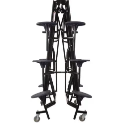 National Public Seating Mobile Stool Cafeteria Tables - Powder Coat Frame^ Cafeteria|Cafeteria Tables