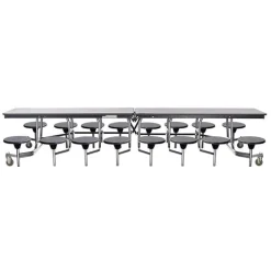 National Public Seating Mobile Stool Cafeteria Tables - Grades K-4^ Cafeteria|Cafeteria Tables