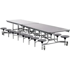 National Public Seating Mobile Stool Cafeteria Tables - Grades K-4^ Cafeteria|Cafeteria Tables