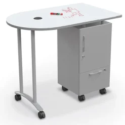 Mooreco Mobile Teacher Standing Height Workstation II^ Teacher Desks|Instructor Desks