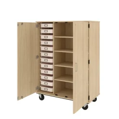 Stevens Industries Mobile Tray/Shelf Combo Storage Unit^ Mobile Cabinets