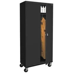Sandusky Lee Mobile Wardrobe Cabinet^ Coat Racks|Art Supply Cabinets