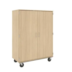 Stevens Industries Mobile Wardrobe/Shelf Combo Storage Unit^ Mobile Cabinets|Wardrobe Cabinets