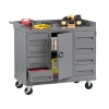 Tennsco Mobile Workbench with Storage Cabinet (8 Drawers)^ Mobile Cabinets|Workshop & Tool Cabinets