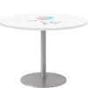 KFI Seating Mode Dry Erase Cafe Tables w/ Silver Round Base^ Cafe Tables|Café