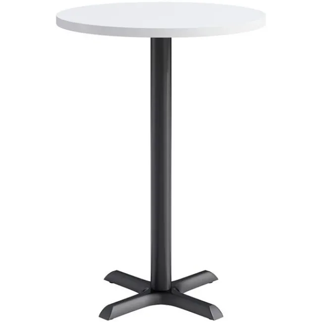 KFI Seating Mode Round Bar Height Cafe Table w/ Black X Base^ Cafe Tables|Café