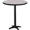 KFI Seating Mode Round Barstool Height Cafe Table w/ Arched Base^ Cafe Tables|Café