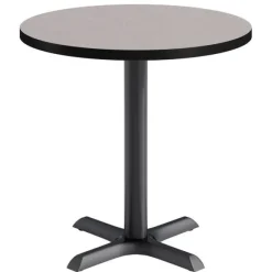 KFI Seating Mode Round Cafe Table w/ Black X-Base^ Cafe Tables|Café
