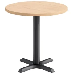 KFI Seating Mode Round Cafe Table w/ Black X-Base^ Cafe Tables|Café