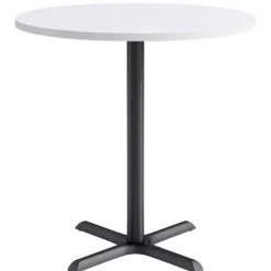 KFI Seating Mode Round Counter Height Cafe Table w/ Black X-Base^ Cafe Tables|Café