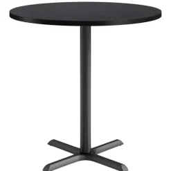 KFI Seating Mode Round Counter Height Cafe Table w/ Black X-Base^ Cafe Tables|Café