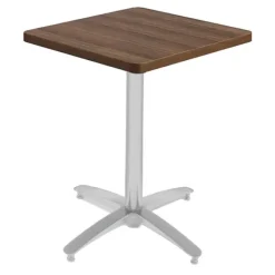 KFI Seating Mode Silver Arched Base Square Bar Height Cafe Tables^ Cafe Tables|Café