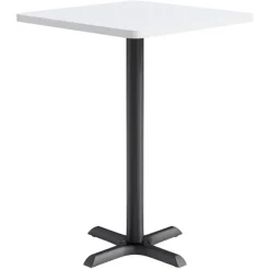 KFI Seating Mode Square Bar Height Cafe Table w/ Black X Base^ Cafe Tables|Café