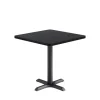 KFI Seating Mode Square Counter Height Cafe Table w/ Black X-Base^ Cafe Tables|Café