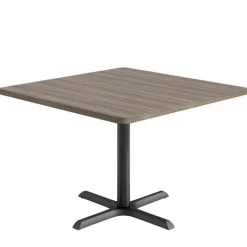 KFI Seating Mode Square Counter Height Cafe Table w/ Black X-Base^ Cafe Tables|Café