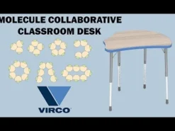 Virco Molecule Collaborative Classroom Desk^ Open Front School Desks
