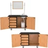 National Public Seating MSC Series Mobile Science Carts^ Lab Storage|Mobile Lab Units