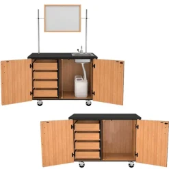 National Public Seating MSC Series Mobile Science Carts^ Lab Storage|Mobile Lab Units