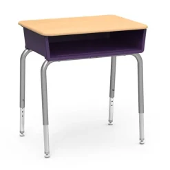 Virco 785M Solid Plastic Open Front Student Desks^ Open Front School Desks