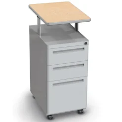 Mooreco MTD Height Adjustable File Cabinet^ Counter-Height Storage|File Cabinets