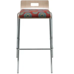 KFI Seating Multi-Use Padded Counter Height Half-Back Stool^ Cafe Stools|Stools