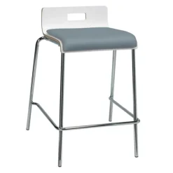 KFI Seating Multi-Use Padded Counter Height Half-Back Stool^ Cafe Stools|Stools