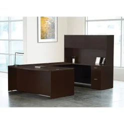 Office Star Napa U-Shaped Office Suite with Hutch^ Office Suites