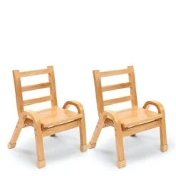 Angeles NaturalWood Kid's Chairs (Set of 2)^Kids Kids Chairs