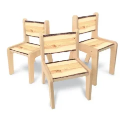 Whitney Brothers Nature View Live Edge Chairs^Kids Wooden Chairs|Kids Chairs