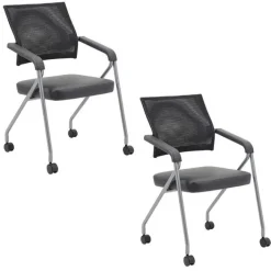 Boss Nesting Mesh Back Chair Set^ Folding Chairs
