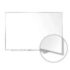 Ghent Non-Magnetic Whiteboard- Aluminum Frame^ Dry Erase Whiteboards