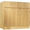 Diversified Spaces Oak Base Cabinet Casework^ Lab Storage|Science Storage