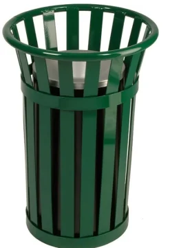 Witt Industries Oakley Collection Slatted Urn Basket^ Trash & Recycling Bins