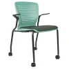 Office Master OM5 Active Guest Mobile Stacker Chairs^ Plastic Stacking Chairs|Padded Stack Chairs