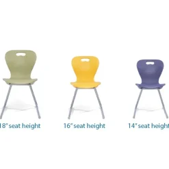 Columbia Omnia Cantilever Chair (18" H - 5th-Adult)^ Plastic Stacking Chairs
