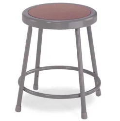 National Public Seating One Acid Resistant Science Lab Table & Two 18'' Gray Stools (48'' x 24'')^ Science Lab Packages|Science