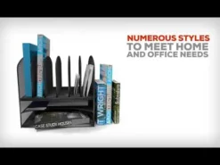 Safco Products Onyx Desktop File Organizer, 6- Pack^ Office Desks|Mailroom & Sorters