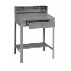 Tennsco Open Style Foreman's Shop Desk with Lower Shelf^ Makerspace & Shop