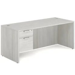 OfficeSource OS Laminate Desk W/ Single Hanging Pedestal (71" X 30")^ Teacher Desks|Instructor Desks