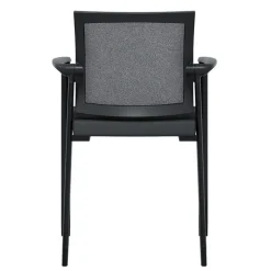 OfficeSource Oslo Mesh Back Stacking Guest Chair^ Reception & Waiting Room|Padded Stack Chairs