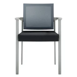 OfficeSource Oslo Mesh Back Stacking Guest Chair^ Reception & Waiting Room|Padded Stack Chairs