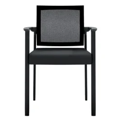 OfficeSource Oslo Mesh Back Stacking Guest Chair^ Reception & Waiting Room|Padded Stack Chairs